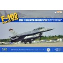 Maquette F-16D Block 52 RSAF with Dorsal Spine