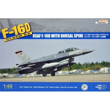 Maquette F-16D Block 52 RSAF with Dorsal Spine Maquette F-16D Block 52 RSAF with Dorsal Spine