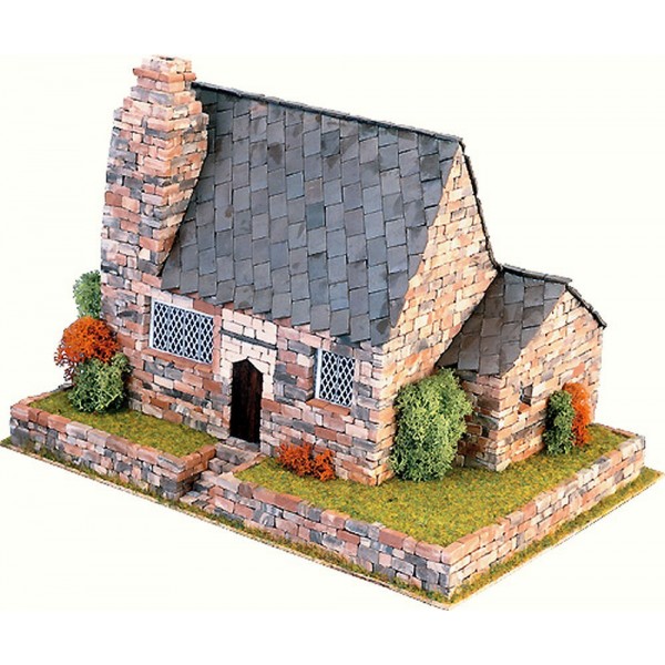 Maquette Maison country 5. Maquette materiaux naturels a construire -  francis miniatures