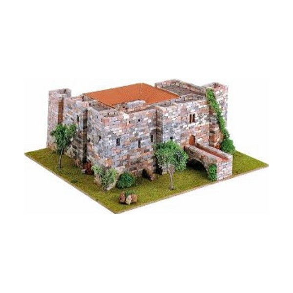 Maquette de chateau medieval Castellum 4 a construire. Maquette en