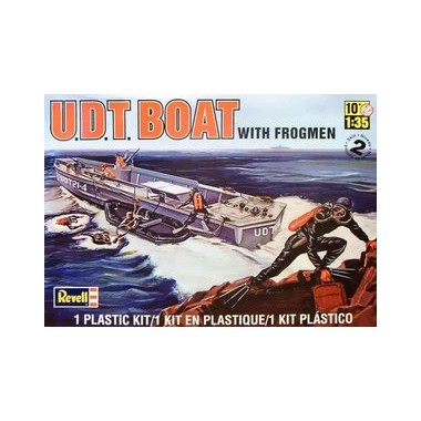 Maquette U.D.T. Boat with Frogman