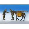 Figurine Maquette U.S. Infantrymen with mule