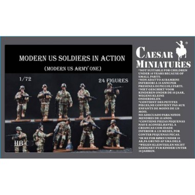 Figurines maquettes Modern US Soldiers in Action 