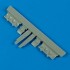 P-40 Warhawk undercarriage covers pour Hasegawa