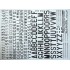 Décalques Codes aviation français noirs