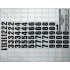 Décalques Numeros de course, partie 1