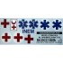 Décalques Ambulances et Croix Rouge