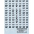 Décalques Plaques immatriculation françaises, N°1