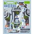 Décalques Ford Fiesta RS WRC Ken Block 43 Mexique 2012 