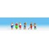 Figurines Famille dans le jardin