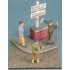 Figurines Soldat RBFM, FFI, prisonnier allemand, 2ème GM Paris Aout 1944