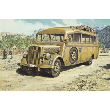 Maquette Opel Blitz Omnibus model W.39 Ludewig-built, late Maquette Opel Blitz Omnibus model W.39 Ludewig-built, late