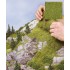 Tapis d'herbe haute hyper flexible vert prairie, 400 x 400 mm