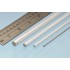 Profilé aluminium tube 1 mm / 0.5 mm, longueur 305 mm