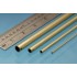 Profilé laiton tube 2 mm / 1.1 mm, longueur 305 mm