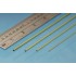 Profilé laiton micro tube 0.6 mm / 0.4 mm, longueur 305 mm