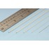 Profilé laiton micro tube 0.5 mm / 0.3 mm, longueur 305 mm