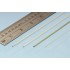 Profilé laiton micro tube 0.9 mm / 0.45 mm, longueur 305 mm