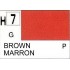 Gunze H7 Marron Brillant peinture acrylique 10 ml