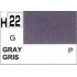 Gunze H22 Gris Brillant  peinture acrylique 10 ml