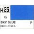Gunze H25 Bleu Ciel Brillant  peinture acrylique 10 ml