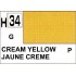 Gunze H34 Jaune Crème Brillant peinture acrylique 10 ml