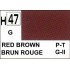 Gunze H47 Marron Rouge Brillant peinture acrylique 10 ml