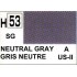Gunze H53 Gris Neutre Satiné peinture acrylique 10 ml