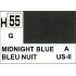 Gunze H55 Bleu Nuit Brillant peinture acrylique 10 ml