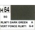 Gunze H64 Vert Foncé Satiné peinture acrylique 10 ml