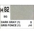 Gunze H82 Gris Foncé Satiné peinture acrylique 10 ml