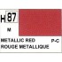 Gunze H87 Rouge Métallique peinture acrylique 10 ml