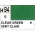 Gunze H94 Vert Transparent Brillant peinture acrylique 10 ml