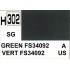 Gunze H302 Vert FS34092 Satiné peinture acrylique 10 ml