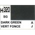 Gunze H320 Vert Foncé Satiné peinture acrylique 10 ml