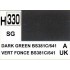 Gunze H330 Vert Foncé BS831C/641 Satiné peinture acrylique 10 ml