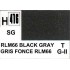 Gunze H416 Gris Noir RLM66 Satiné peinture acrylique 10 ml