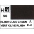 Gunze H420 Vert Olive RLM80 Satiné peinture acrylique 10 ml