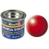 Revell 332 Rouge fluo satine, peinture Enamel Pot 14 ml