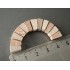  Briques Voussoir 50 x 25 mm couleurs variées, 50 pièces 