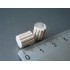  Colonnes grecques cannelées, 50 pièces Diam.8 Long.15 mm 