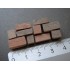  Pierres murs irréguliers couleurs variées, 300 pièces 5/11 x 5 x 4 mm 