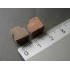  Bases de piliers ou de colonnes roses/gris, 25 pièces 8 x 8 x 4 mm 