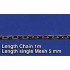 Chaine metal 5mm longueur 1m 