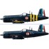 Maquette Vought F4 U-7 Corsair France, 2ème GM