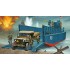  Maquette LCM3 50ft Landing Craft & Jeep + Remorque & figurines, 2ème GM Normandi 