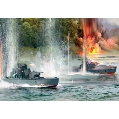 Maquette Soviet Armored Boat Maquette Soviet Armored Boat