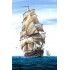  Maquette Brigantine britannique, voilier 18ème Siècle 