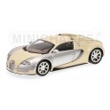 Miniature Bugatti Veyron Edition Centenaire 2009 Chrome/Beige