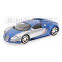 Miniature Bugatti Veyron Edition Centenaire 2009 Chrome/Bleu